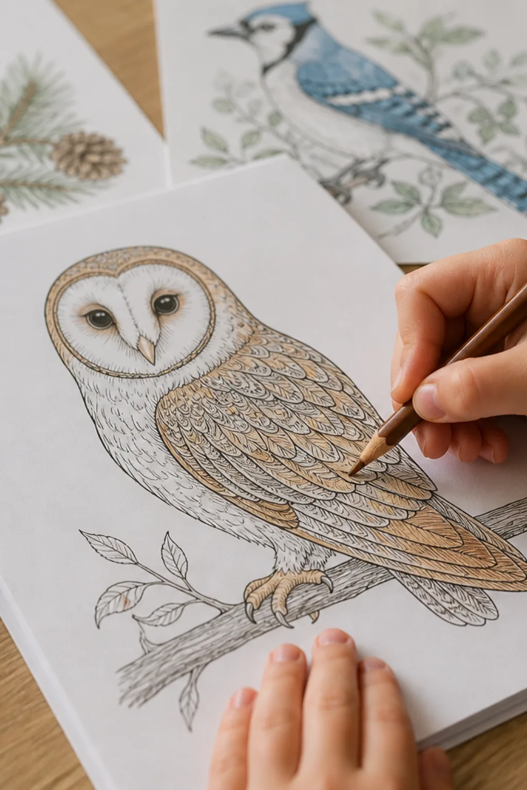 desenhos de coruja-das-torres para colorir - 2