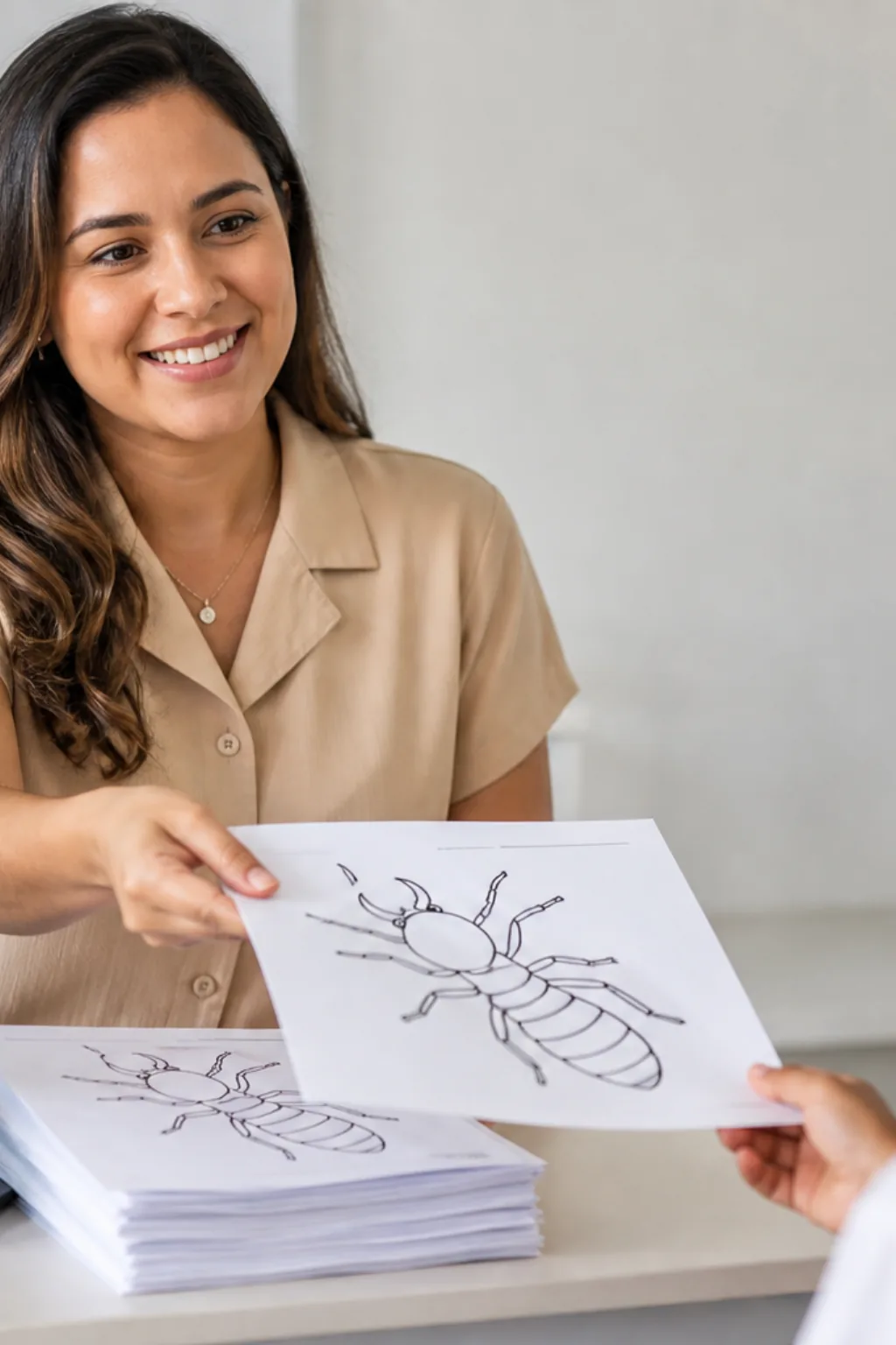 desenhos de cupim para colorir - 1