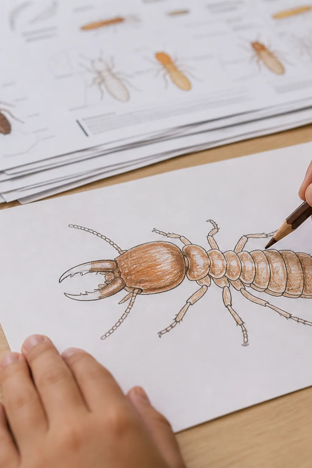 desenhos de cupim para colorir - 2