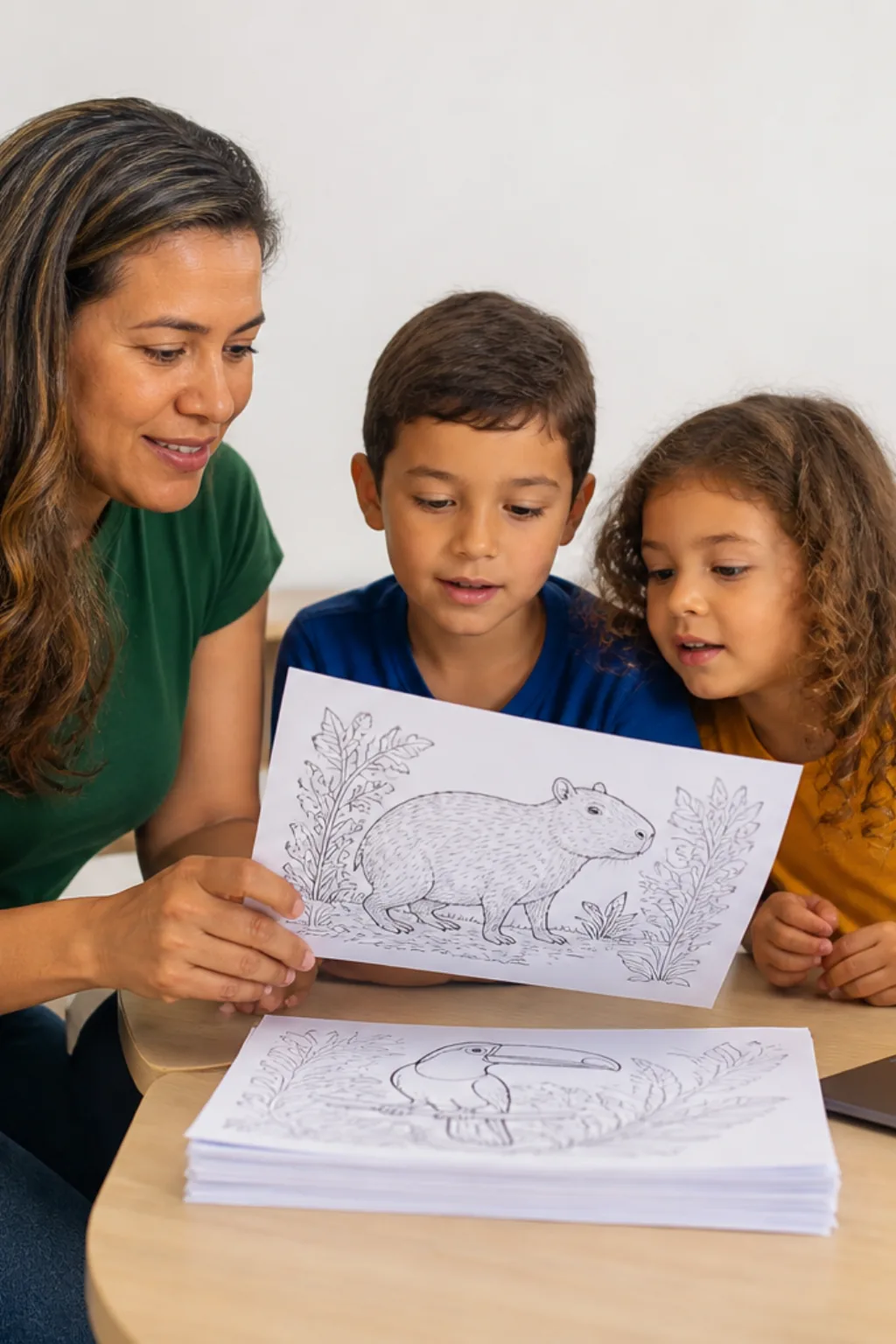 desenhos de cutia para colorir - 1