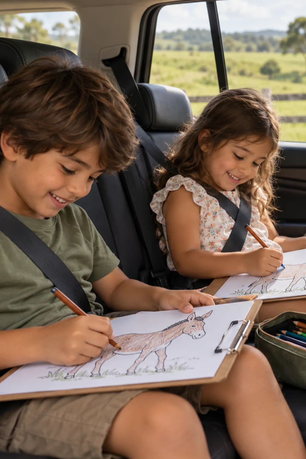 desenhos de mula para colorir — exemplo criado na Desenhos pra Colorir