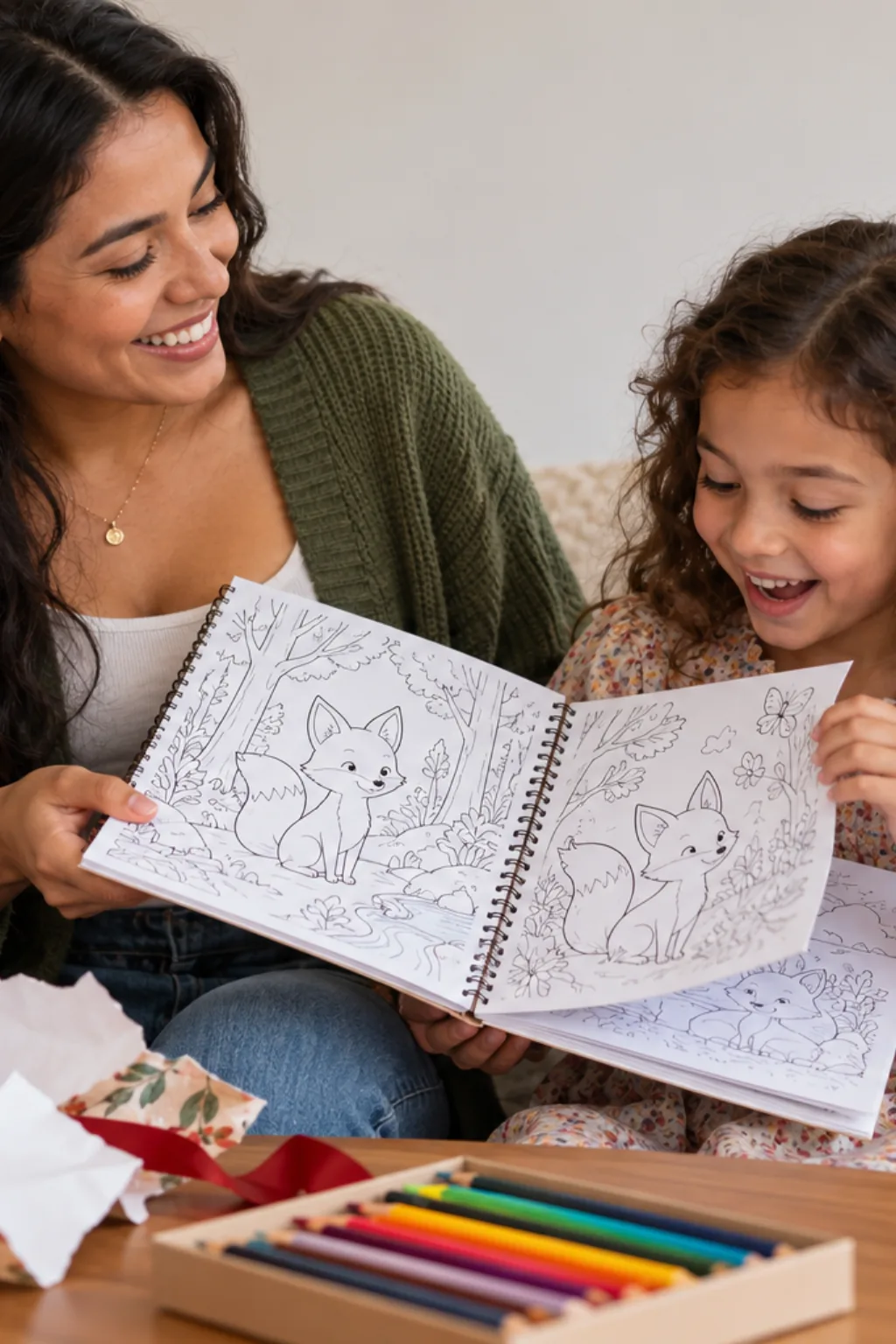 desenhos de raposa-vermelha para colorir — exemplo criado na Desenhos pra Colorir