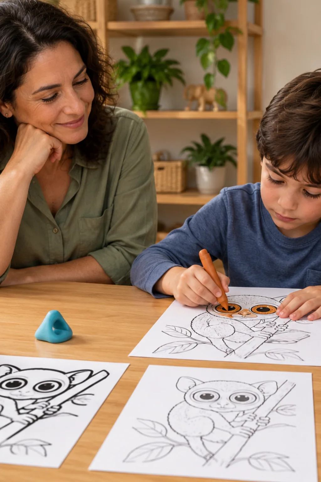 desenhos de társio para colorir — exemplo criado na Desenhos pra Colorir