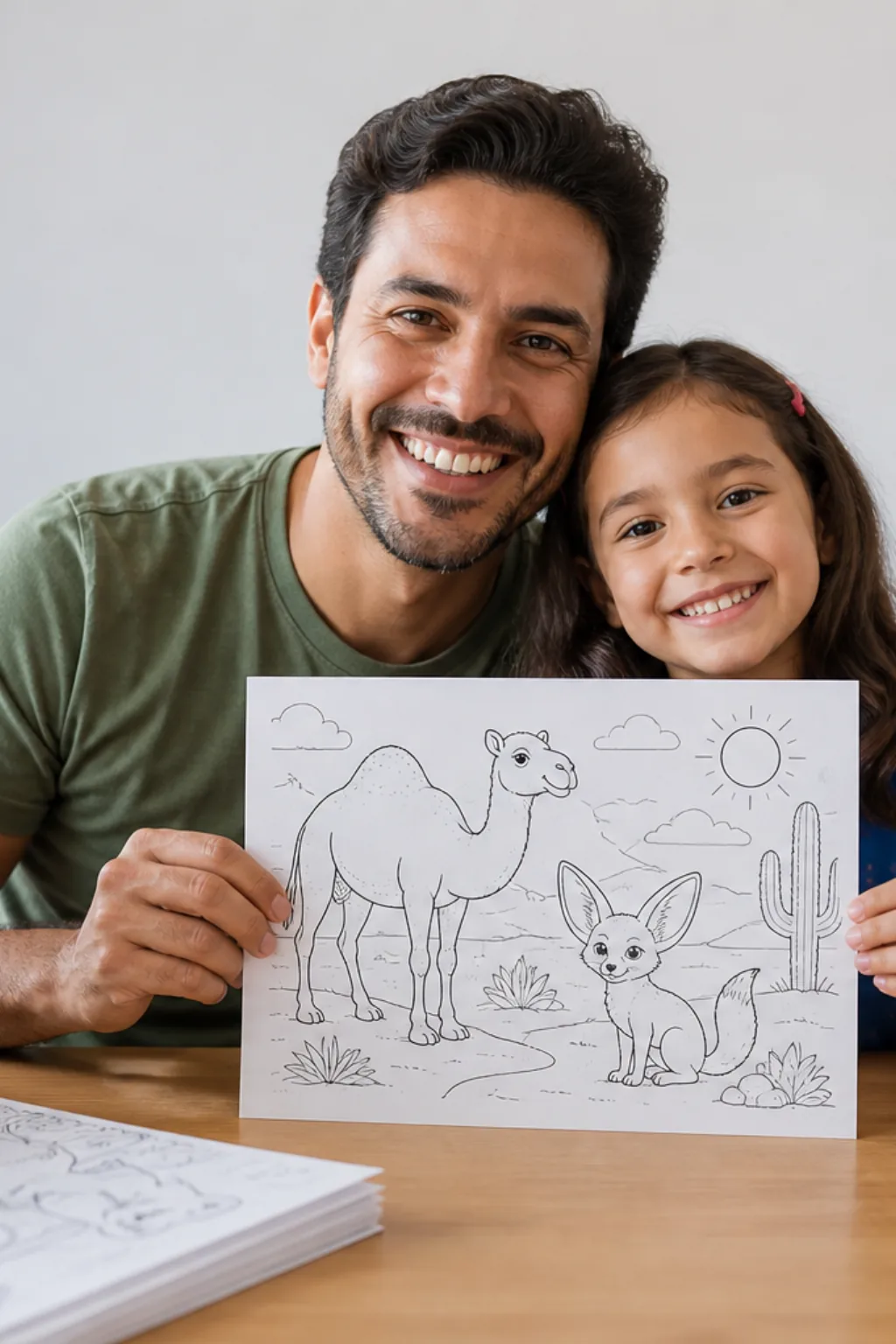 desenhos de animais do deserto para colorir - 1