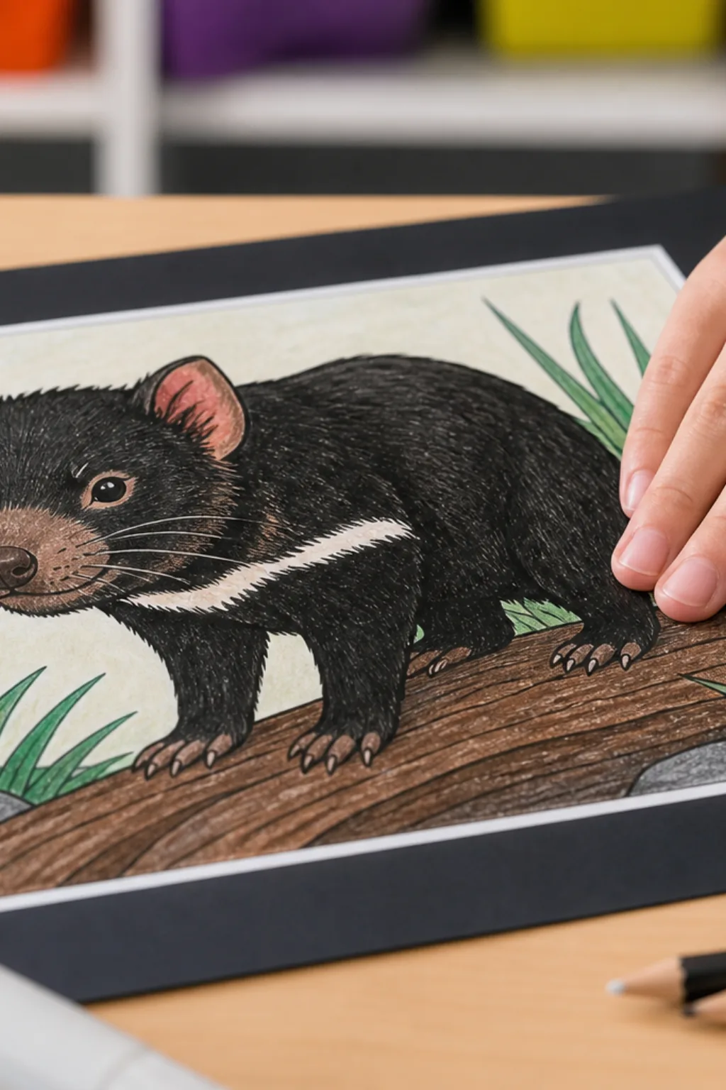 desenhos de diabo-da-tasmânia para colorir - 2