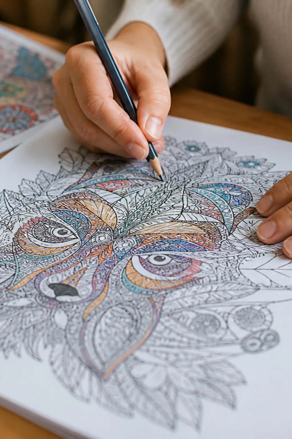 desenhos de animais difíceis para colorir - 2
