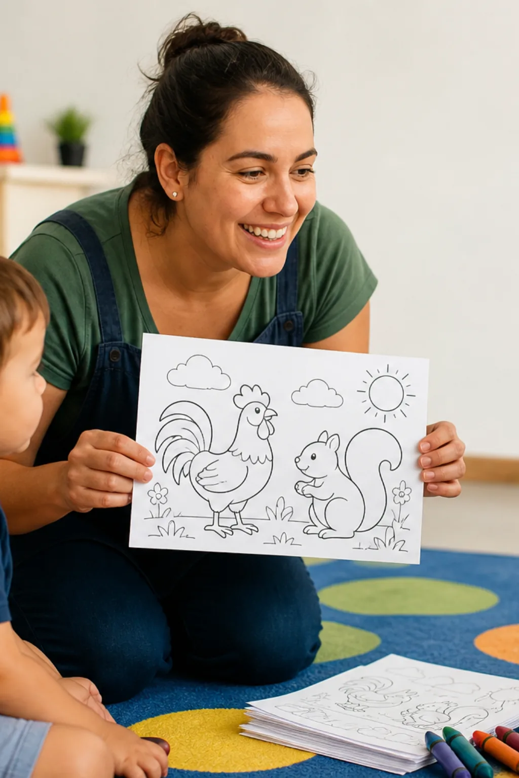 desenhos de animais diurnos para colorir - 1