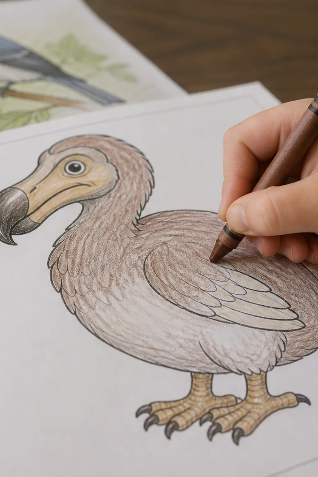 desenhos de dodô para colorir - 2