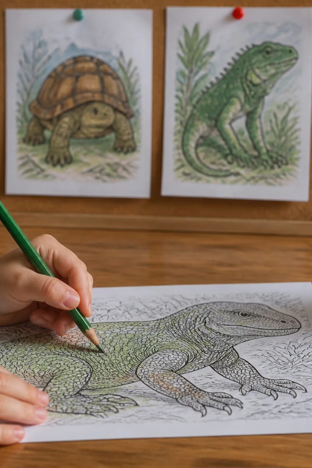 desenhos de dragão de komodo para colorir - 2