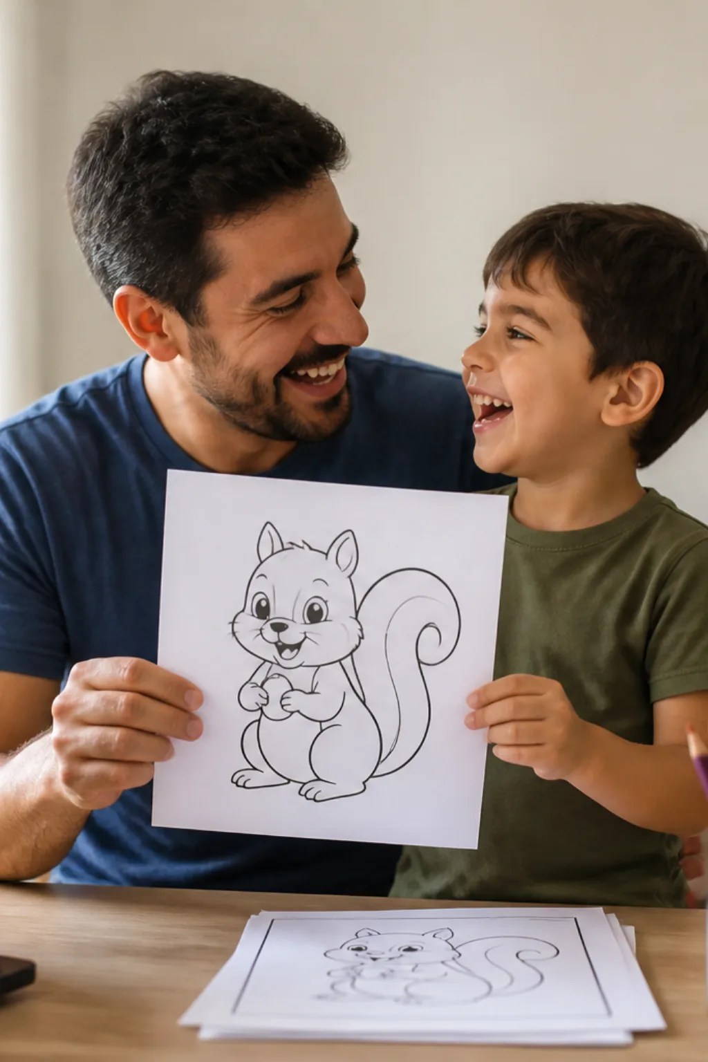 desenhos de esquilo para colorir - 1