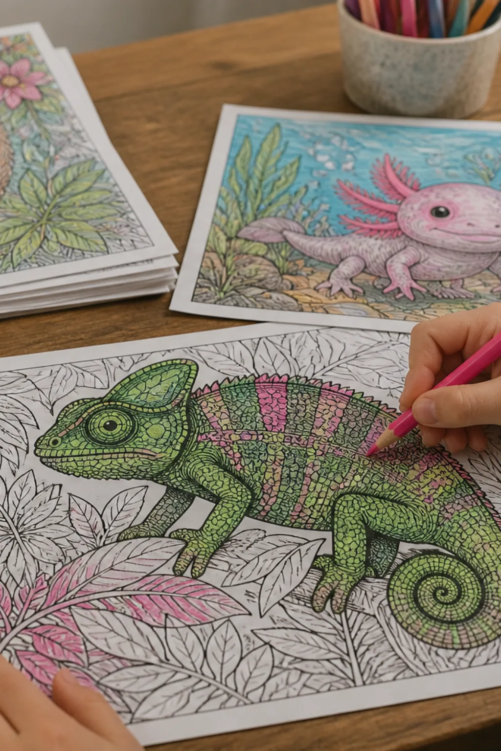 desenhos de animais exóticos para colorir - 2