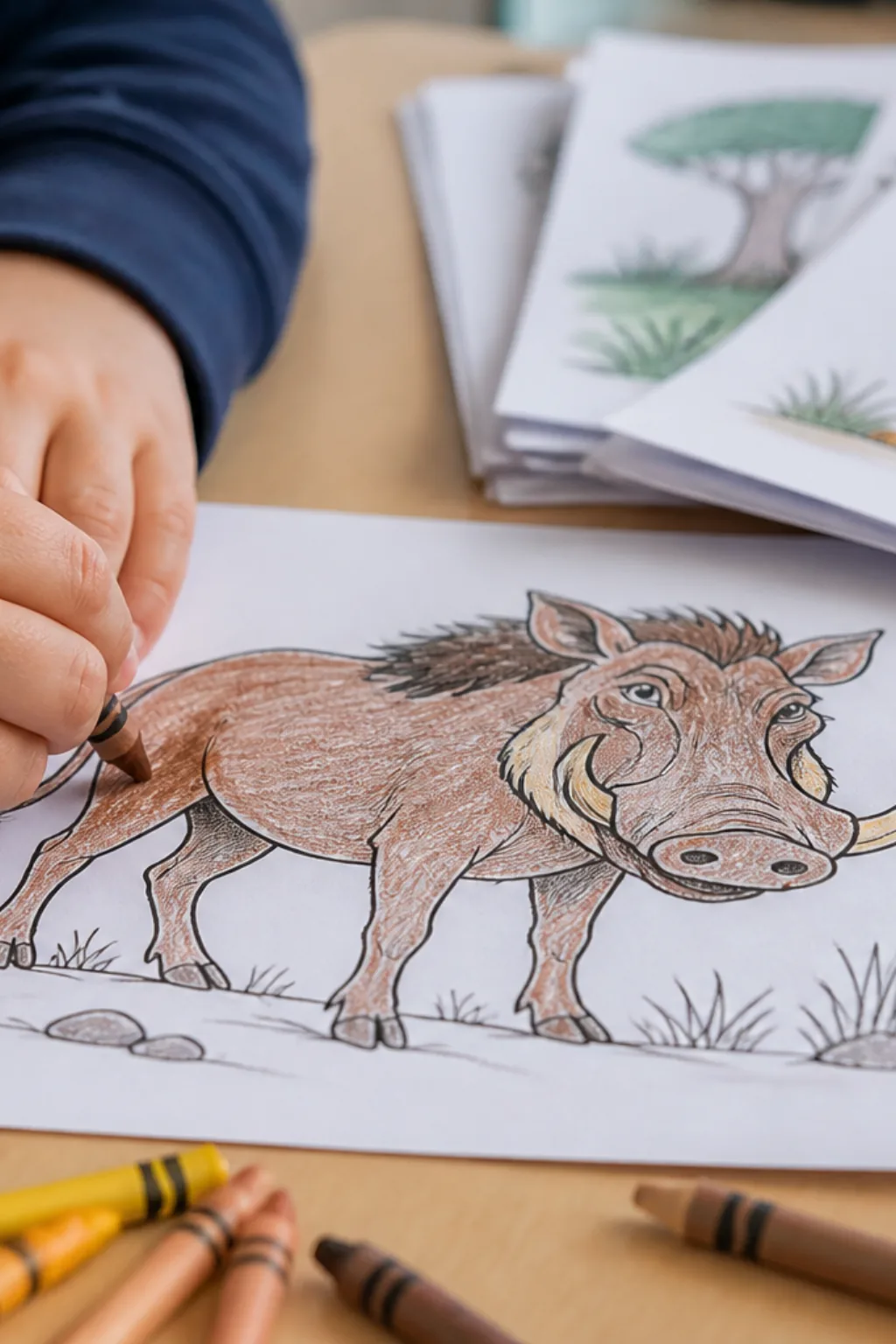 desenhos de facócero para colorir - 2