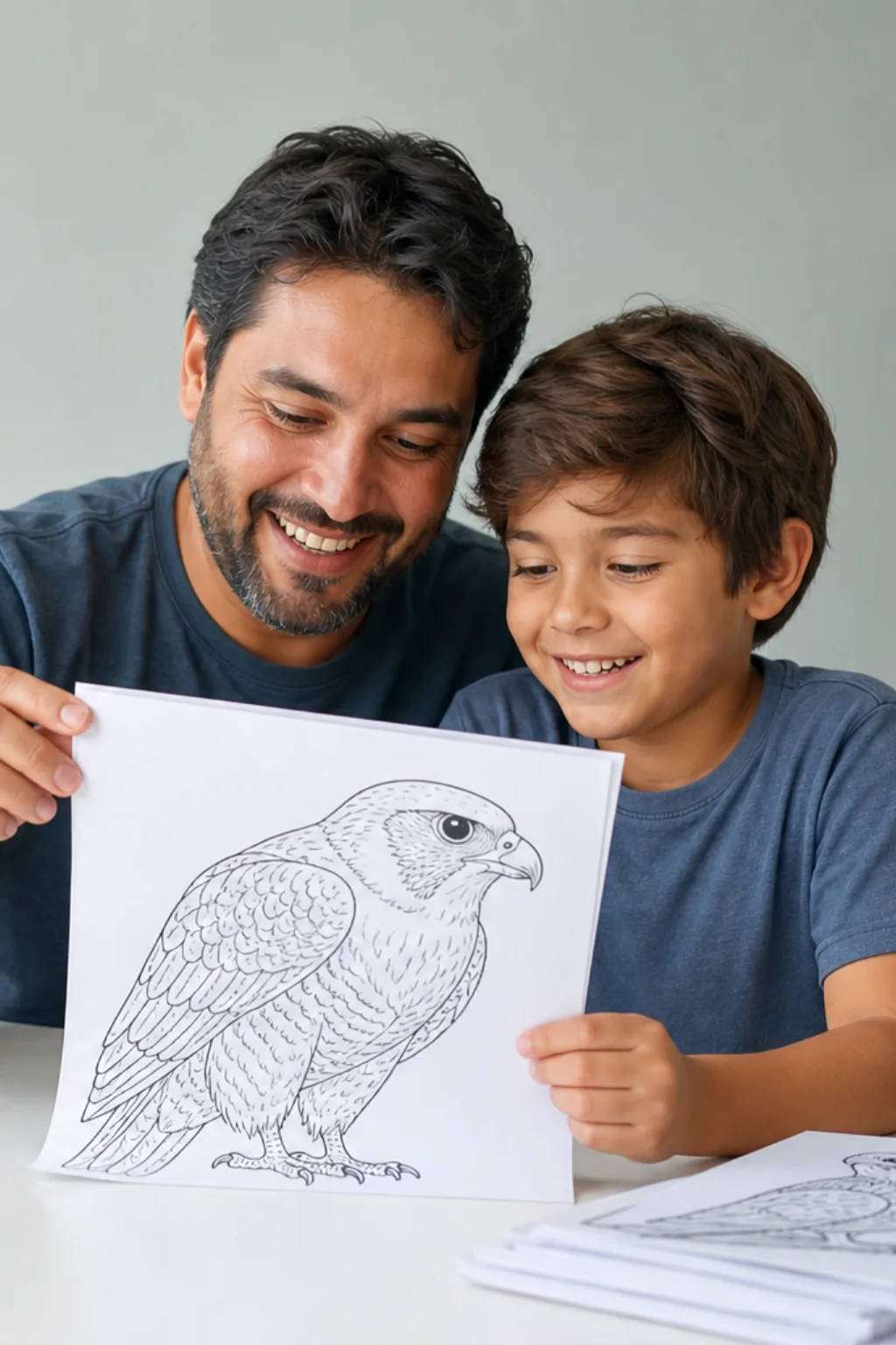 desenhos de falcão para colorir - 1