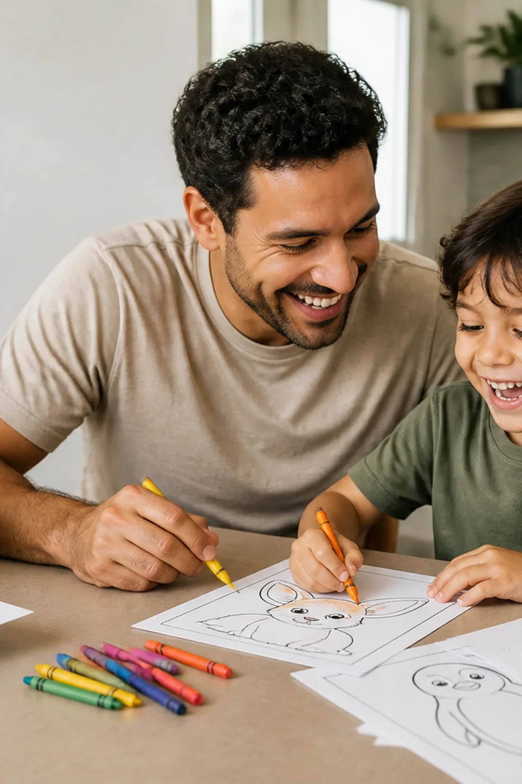 desenhos de feneco para colorir — exemplo criado na Desenhos pra Colorir
