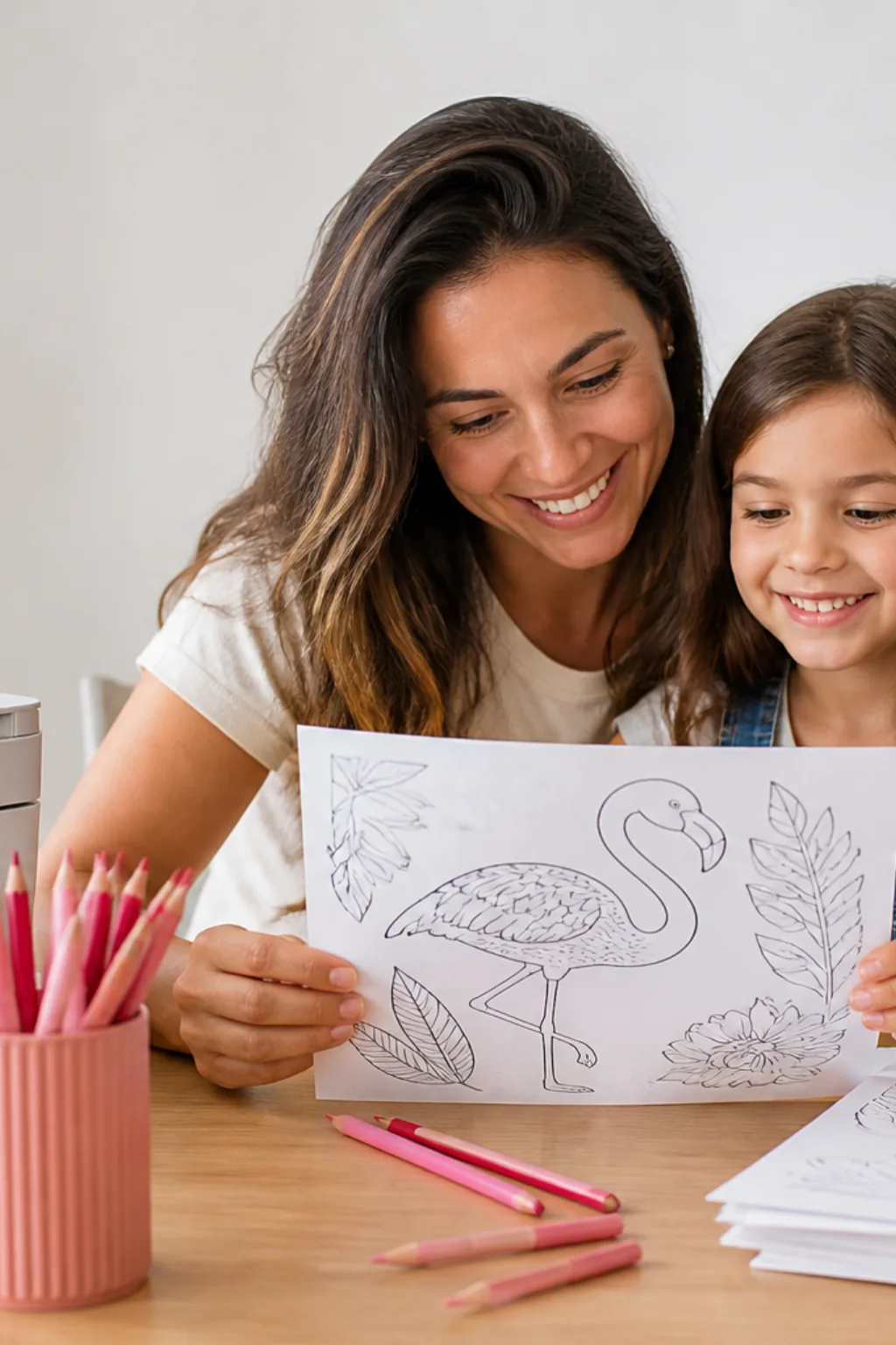 desenhos de flamingo para colorir - 1