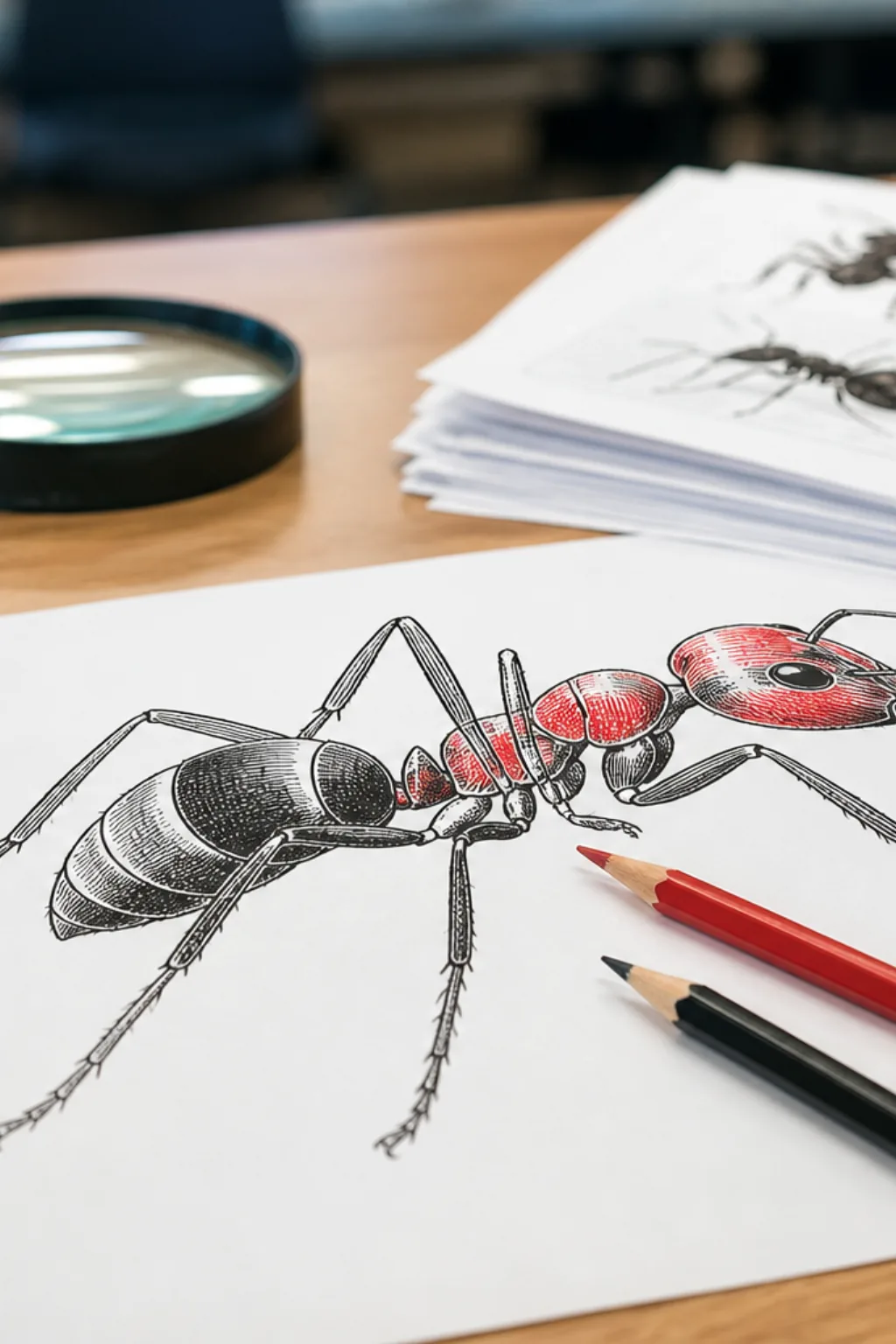 desenhos de formiga para colorir - 2