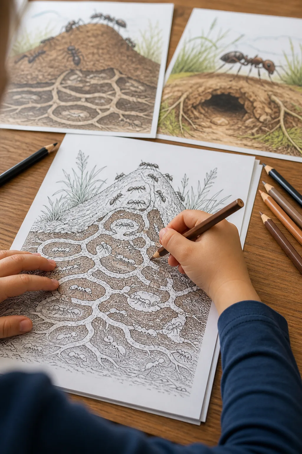 desenhos de formigueiro para colorir - 2