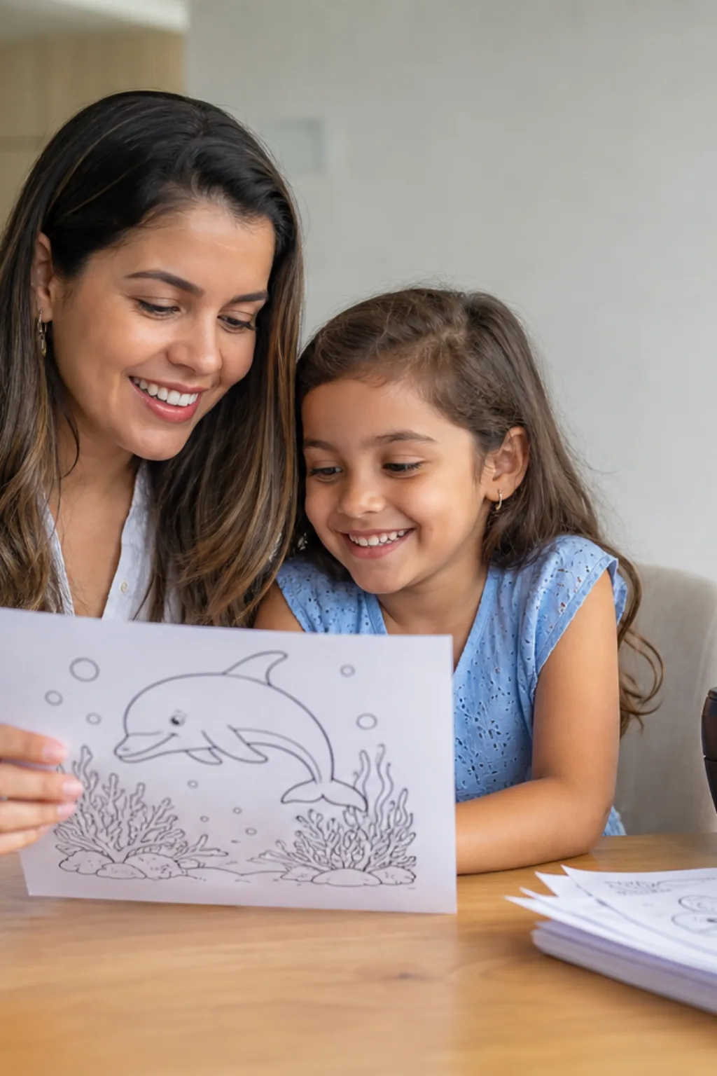 desenhos de golfinho para colorir - 1