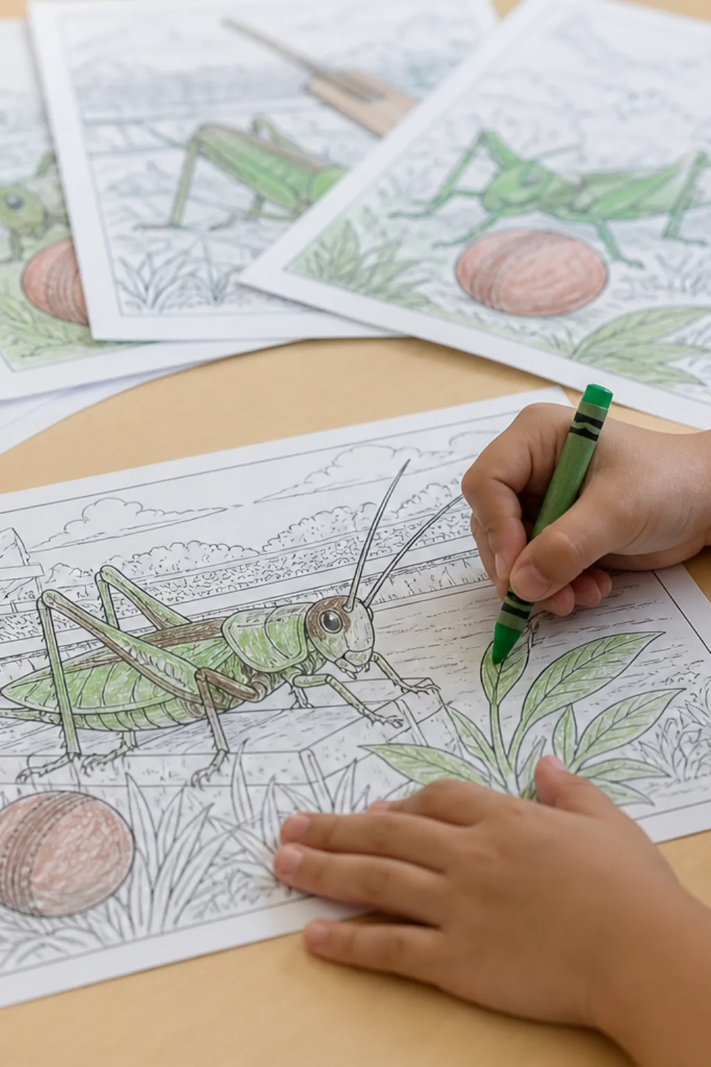 desenhos de grilo para colorir - 2