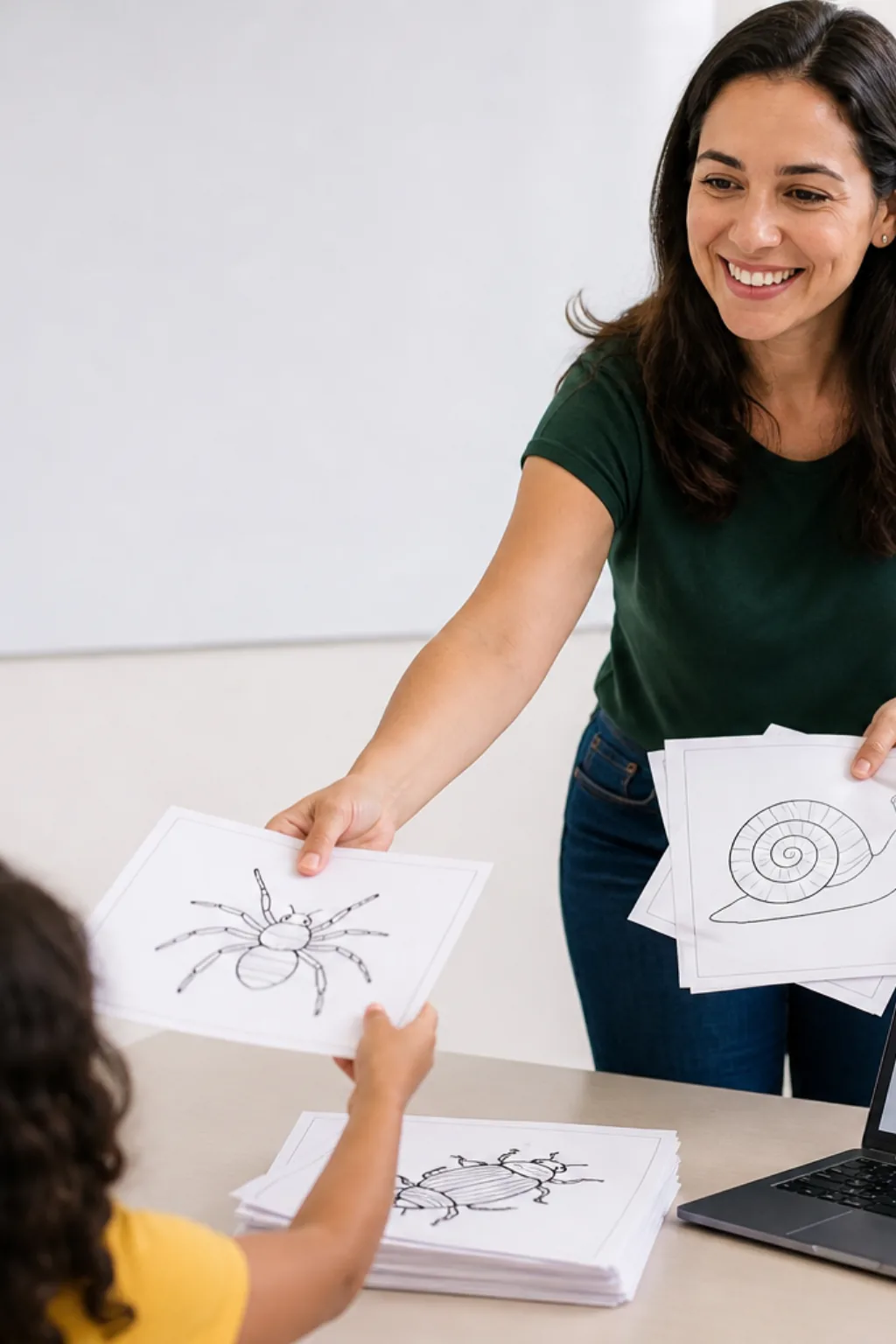 desenhos de animais invertebrados para colorir - 1