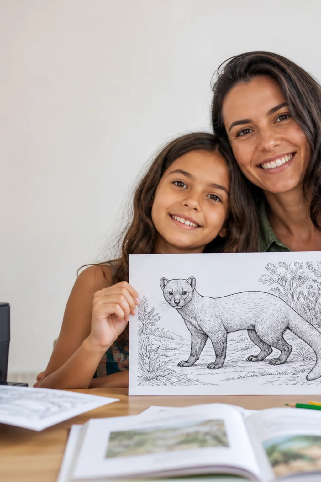 desenhos de irara para colorir - 1