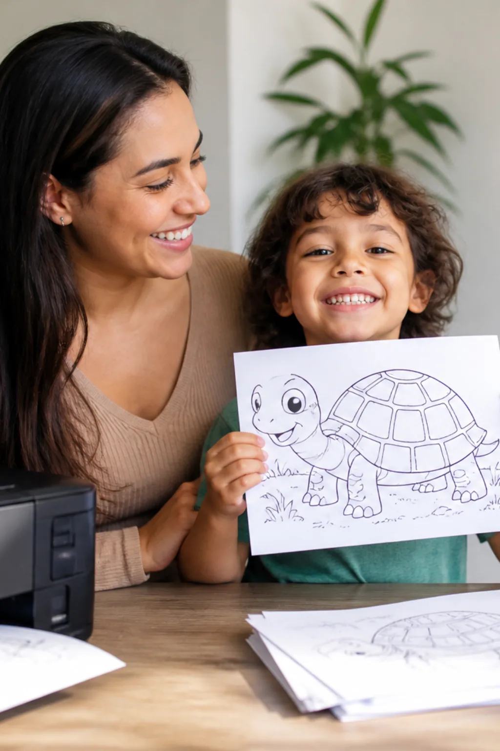 desenhos de jabuti para colorir - 1