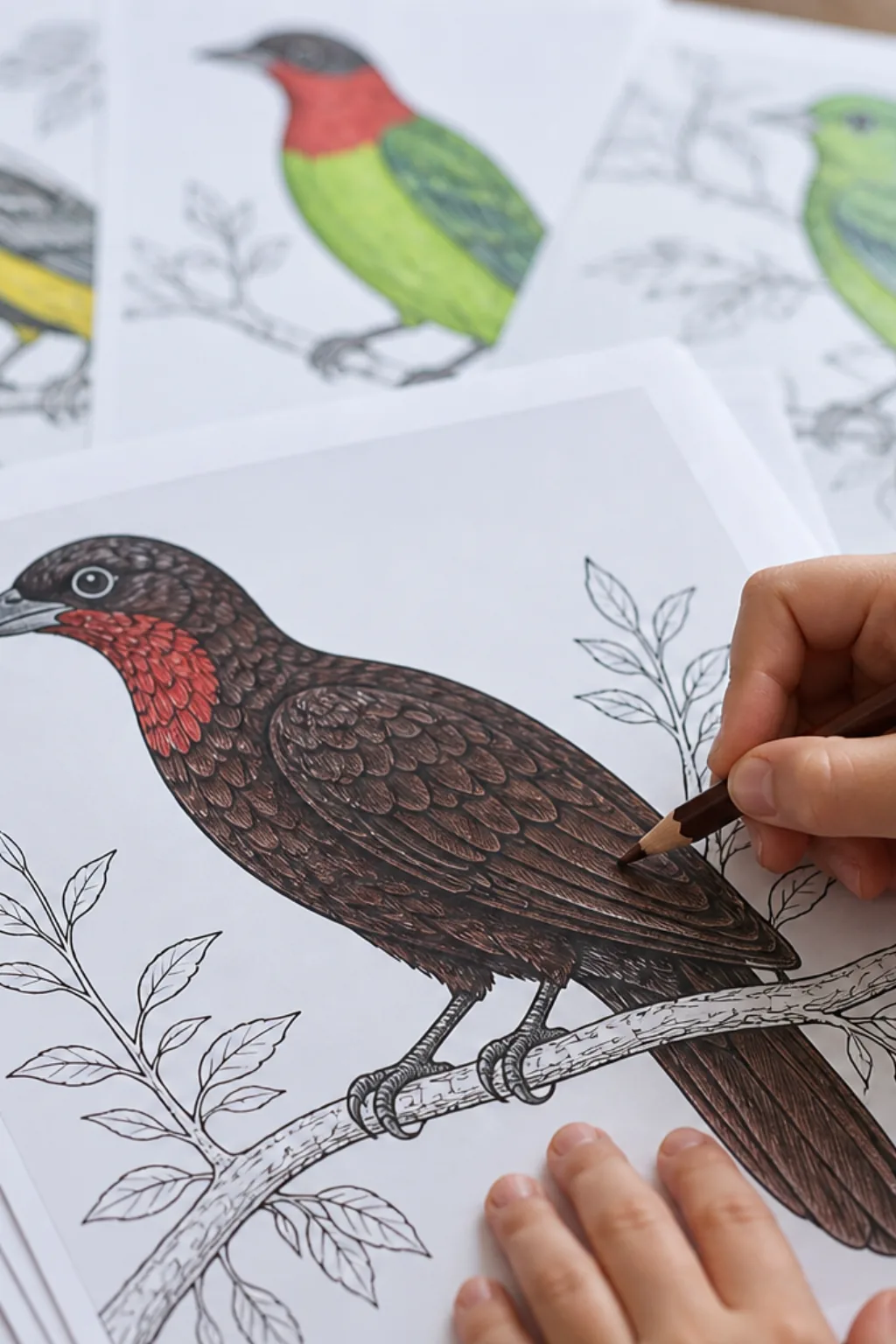 desenhos de jacu para colorir - 2
