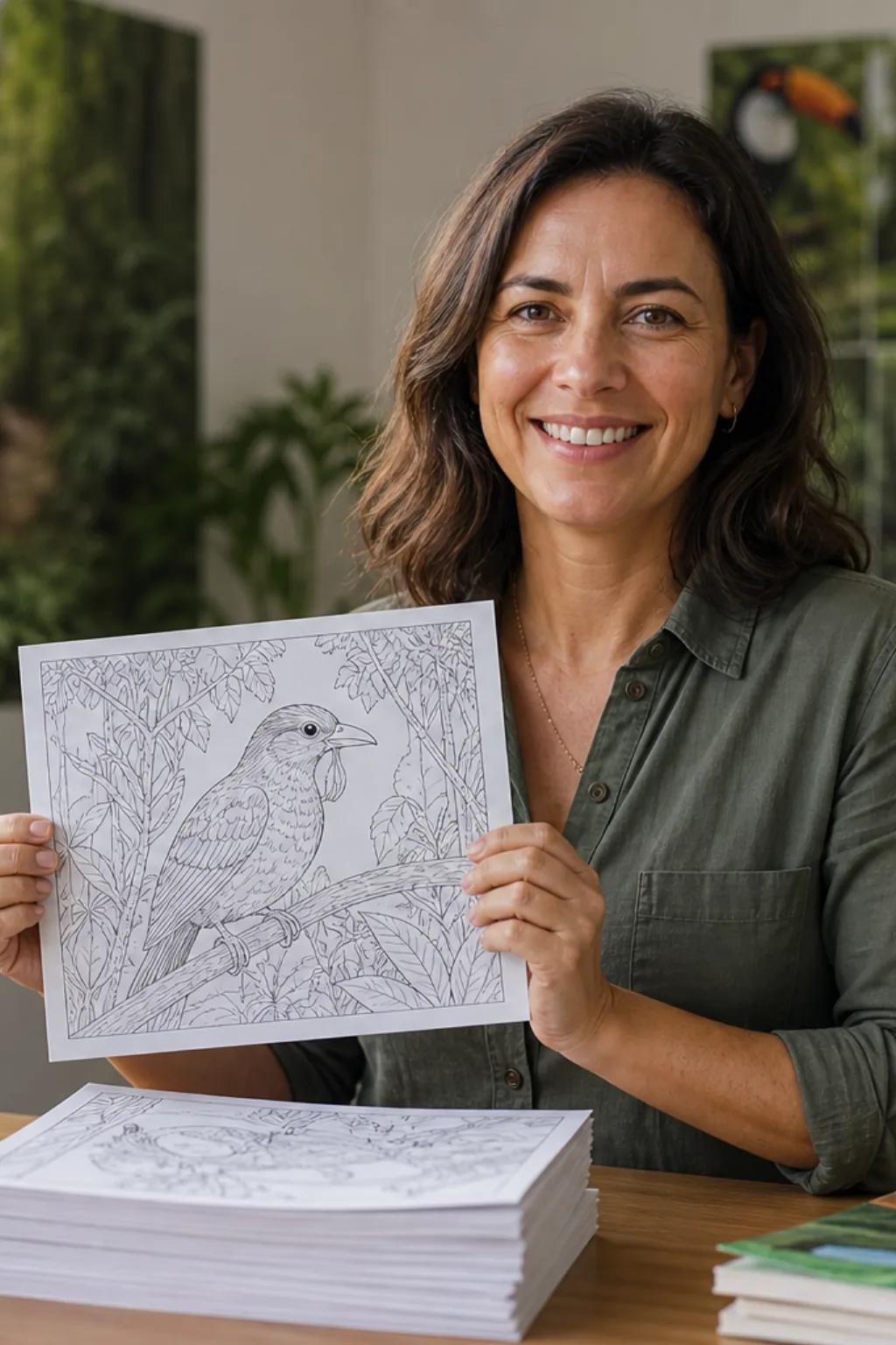 desenhos de jacutinga para colorir - 1