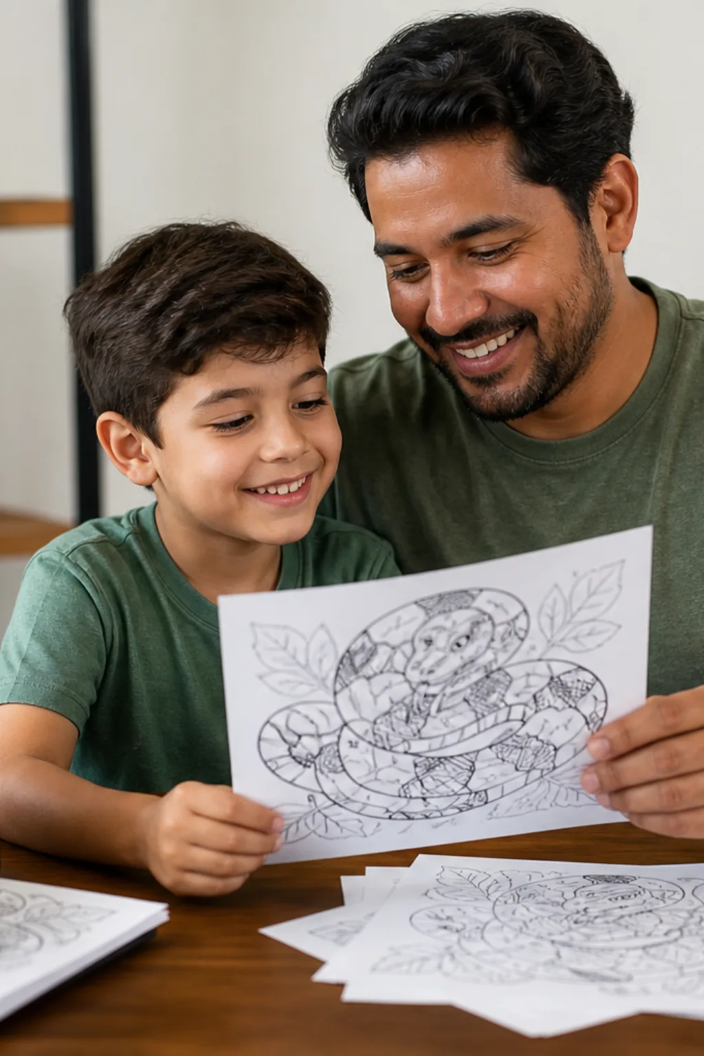 desenho de jiboia para colorir - 1