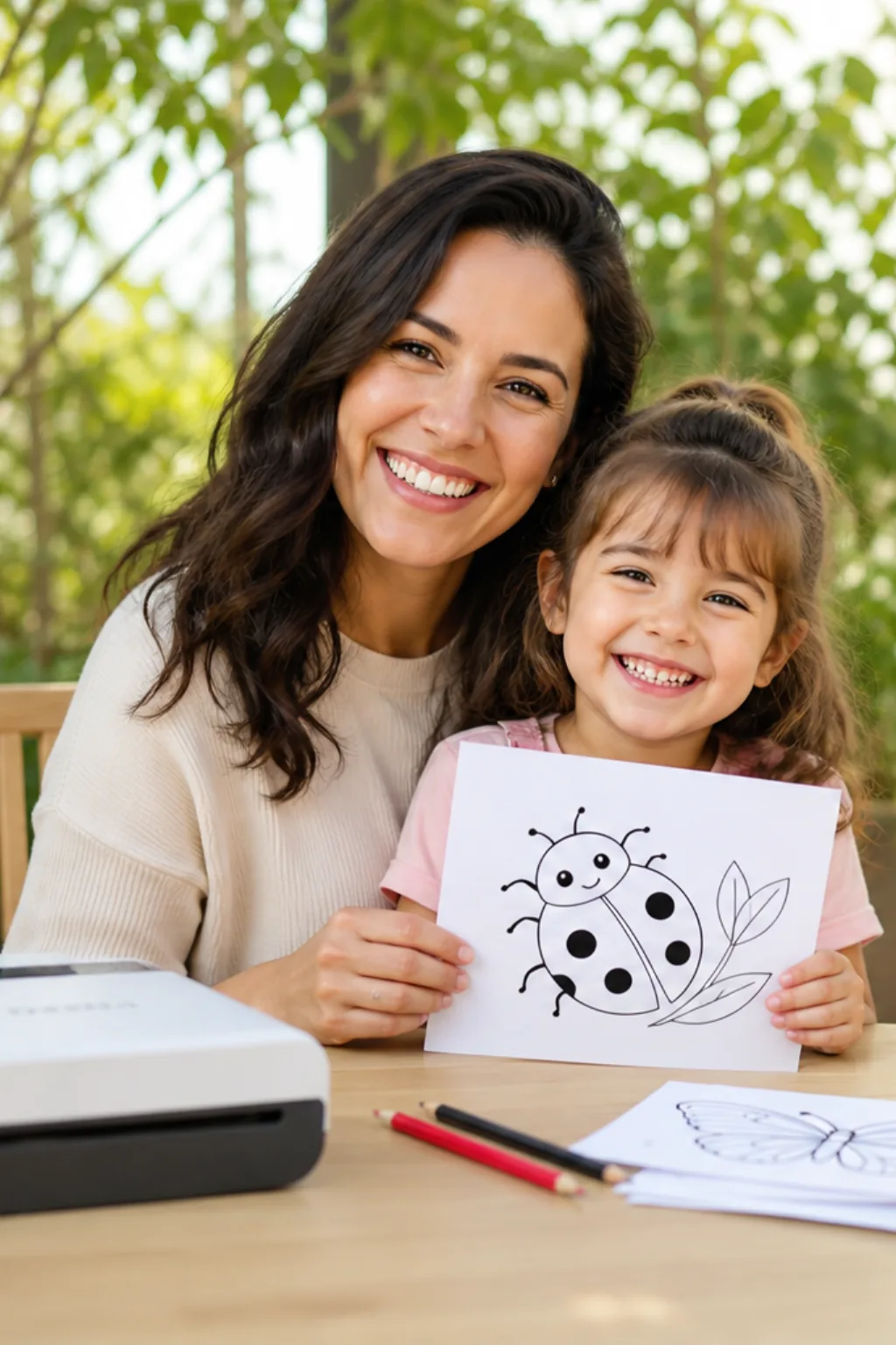 desenhos de joaninha para colorir - 1