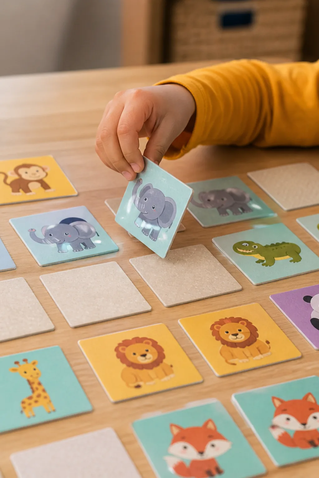 jogo da memória de animais para colorir - 2