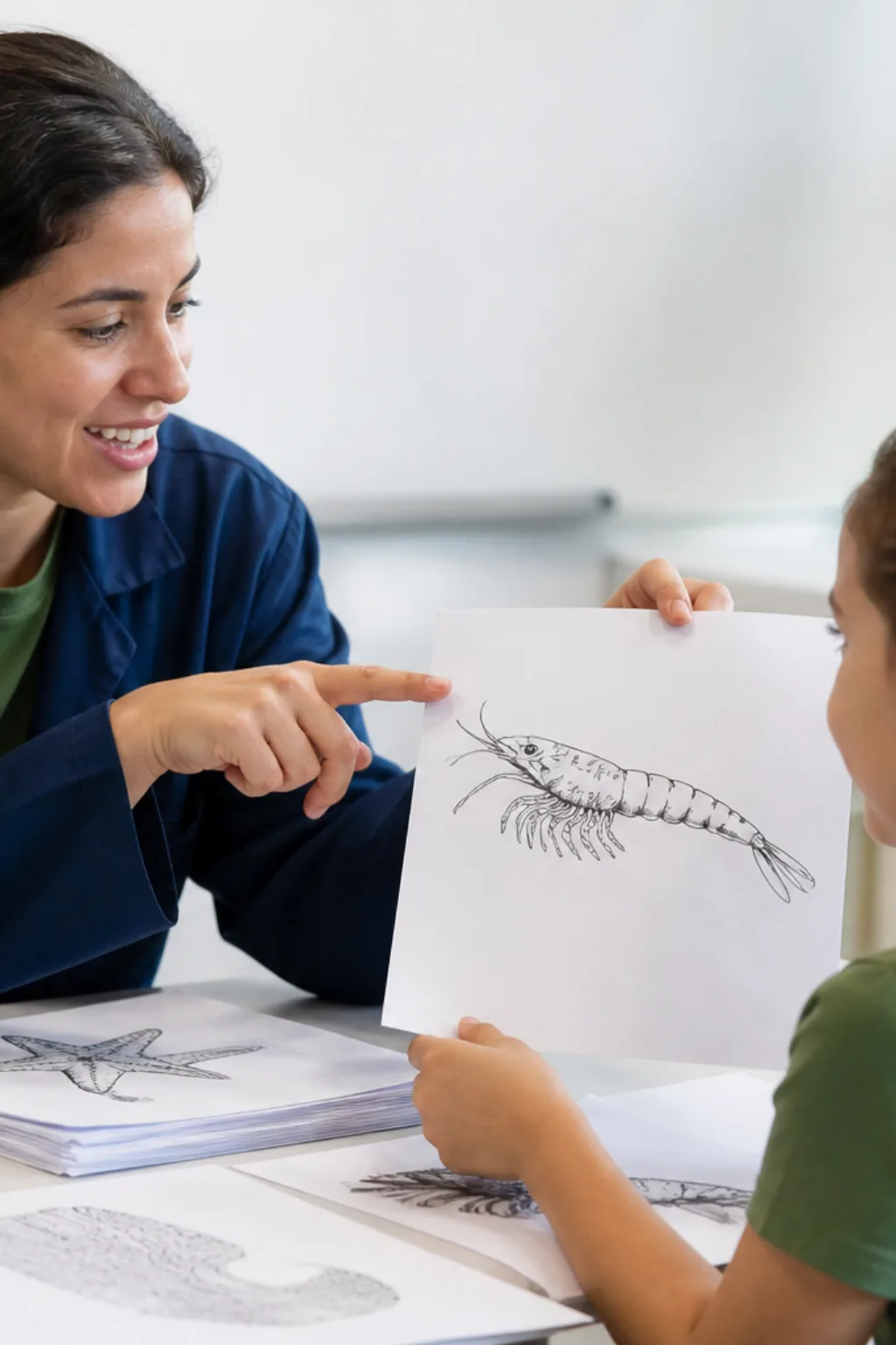 desenhos de krill para colorir — exemplo criado na Desenhos pra Colorir