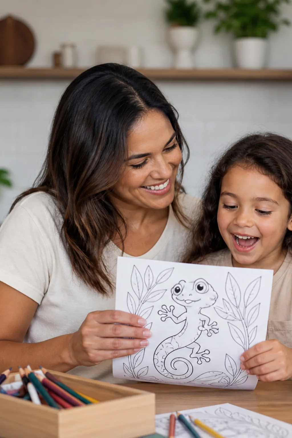 desenhos de lagartixa para colorir - 1