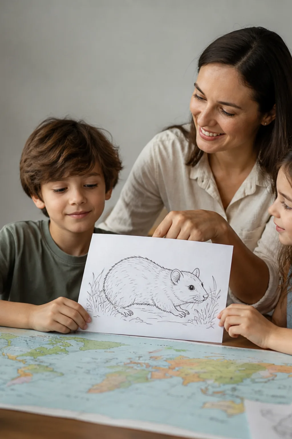 desenhos de lemingue para colorir — exemplo criado na Desenhos pra Colorir