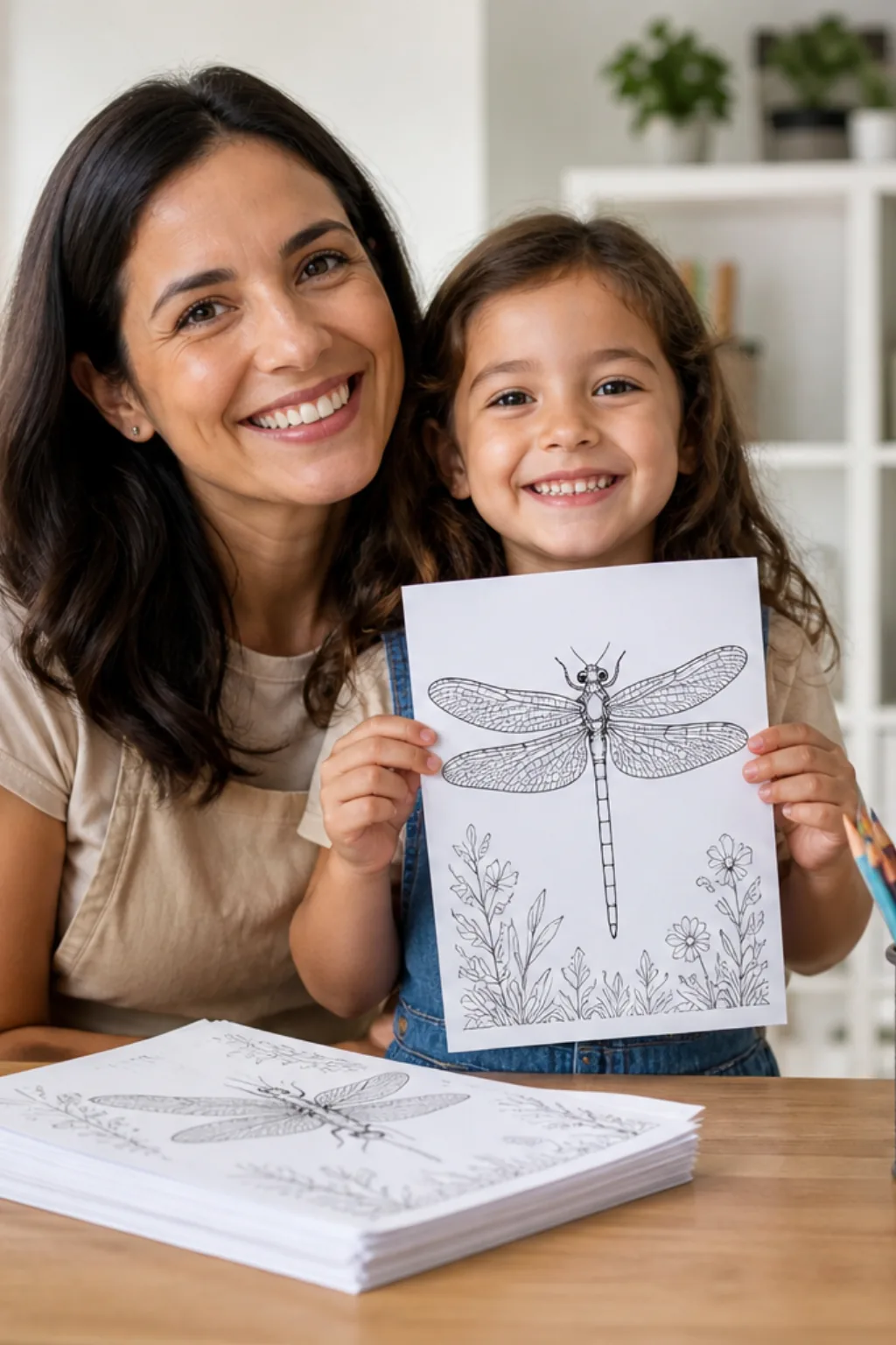 desenhos de libélula para colorir - 1