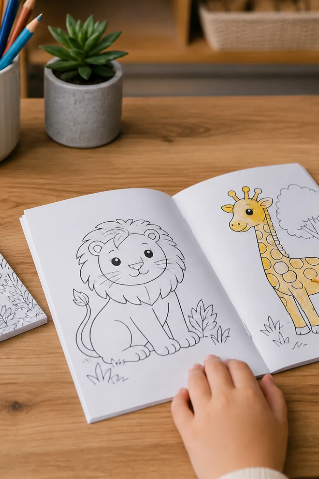 livro de desenhos de animais para colorir - 2