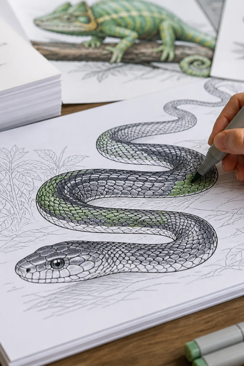 desenhos de mamba-negra para colorir - 2