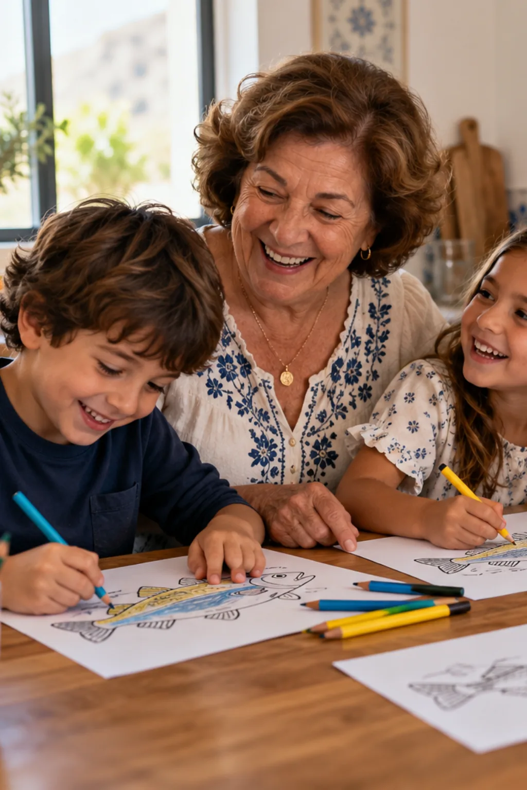 desenhos de bacalhau para colorir — exemplo criado na Desenhos pra Colorir