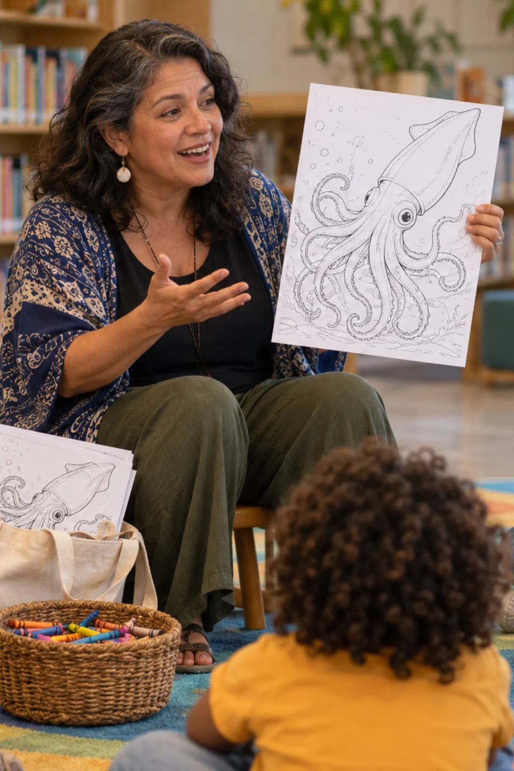 desenhos de lula-colossal para colorir — exemplo criado na Desenhos pra Colorir