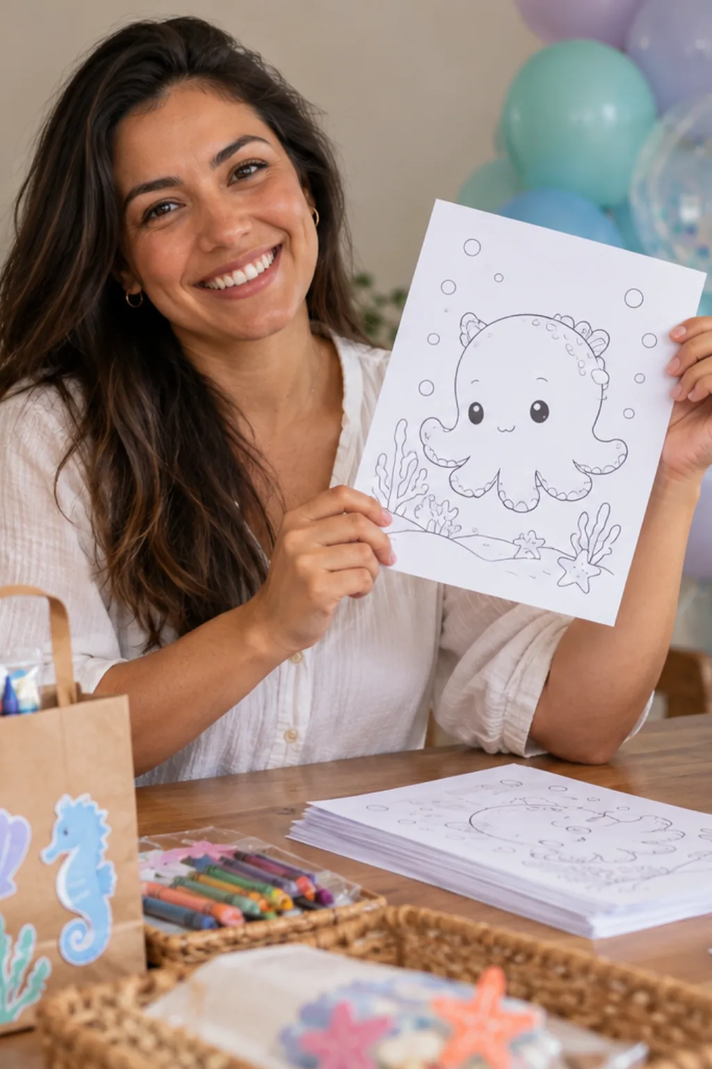 desenhos de polvo-dumbo para colorir — exemplo criado na Desenhos pra Colorir