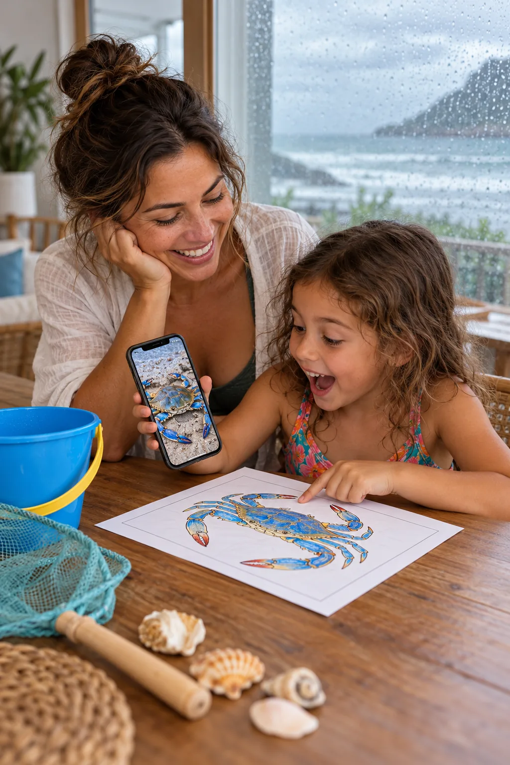 desenhos de siri para colorir — exemplo criado na Desenhos pra Colorir
