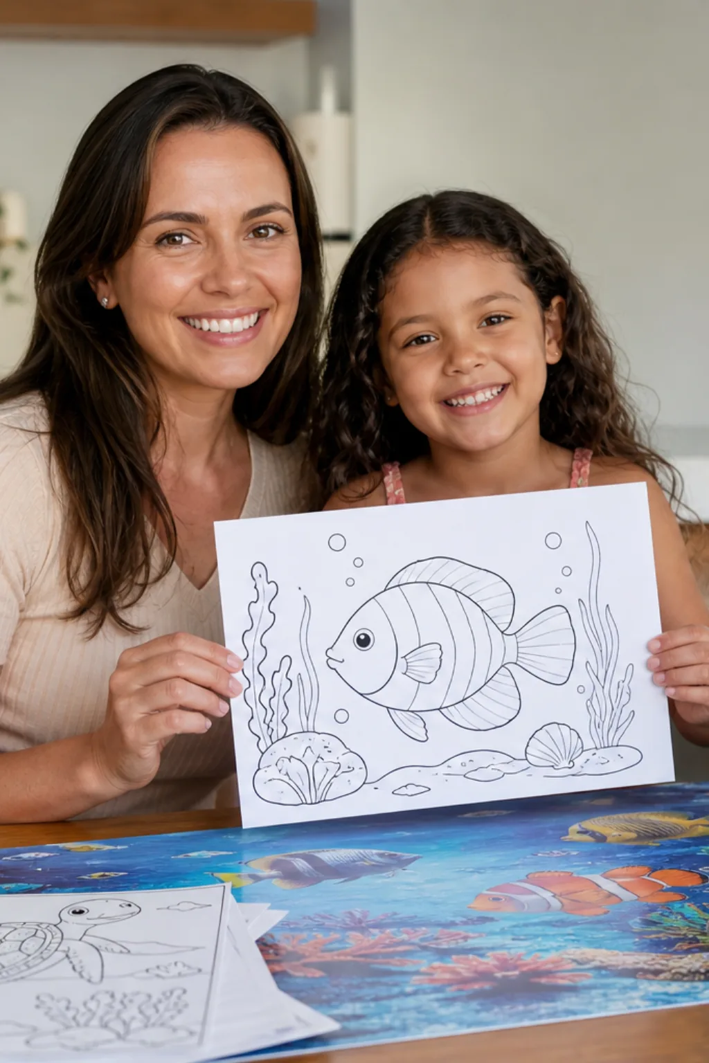 desenhos de merluza para colorir — exemplo criado na Desenhos pra Colorir