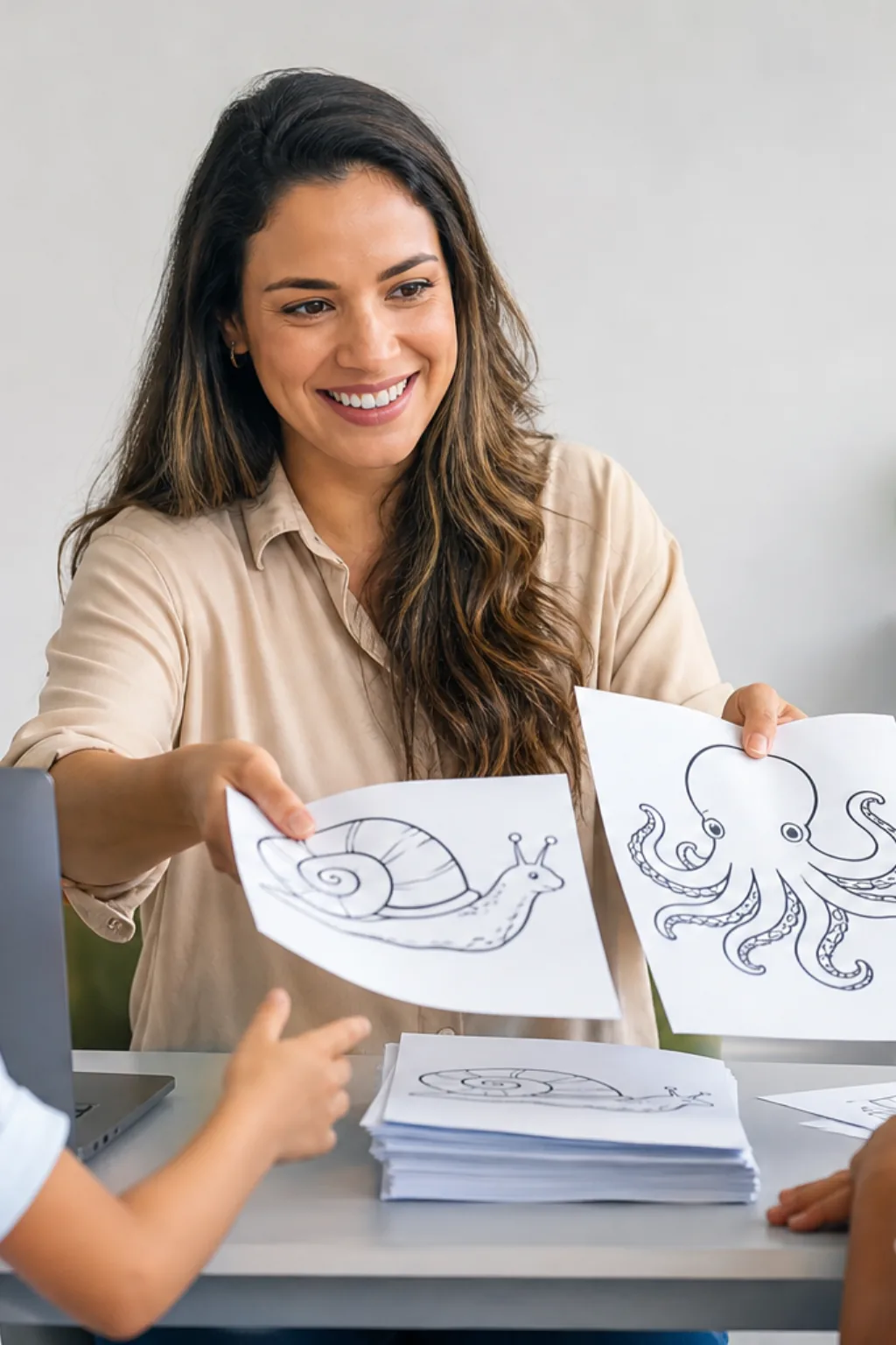 desenhos de moluscos para colorir - 1