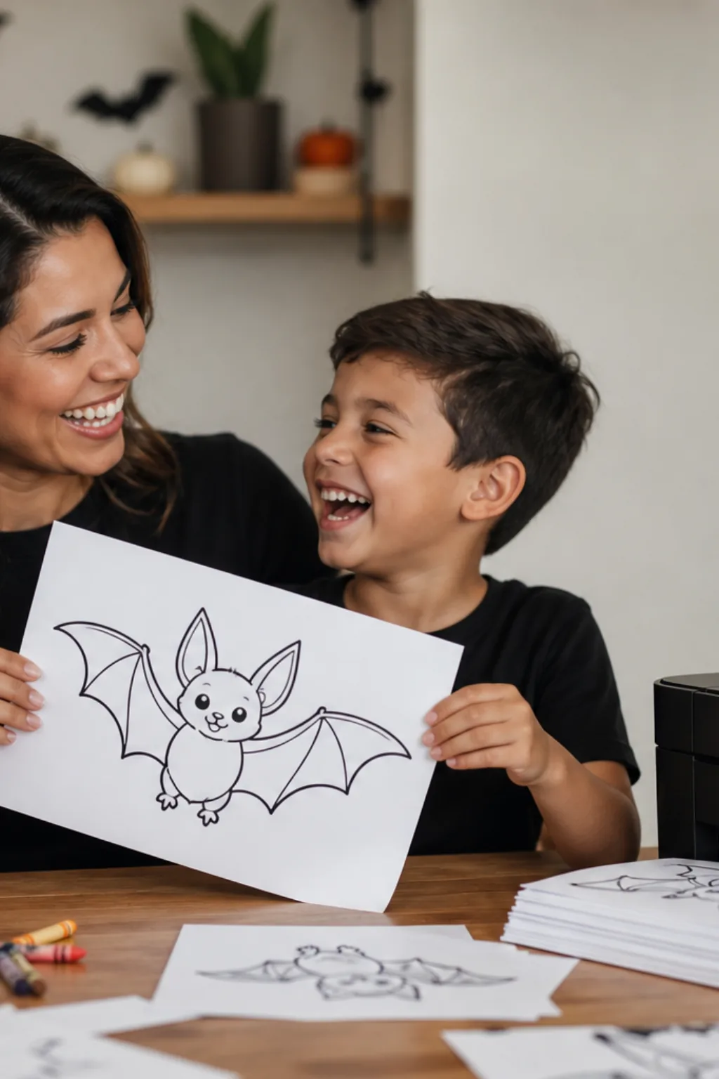desenhos de morcego para colorir - 1