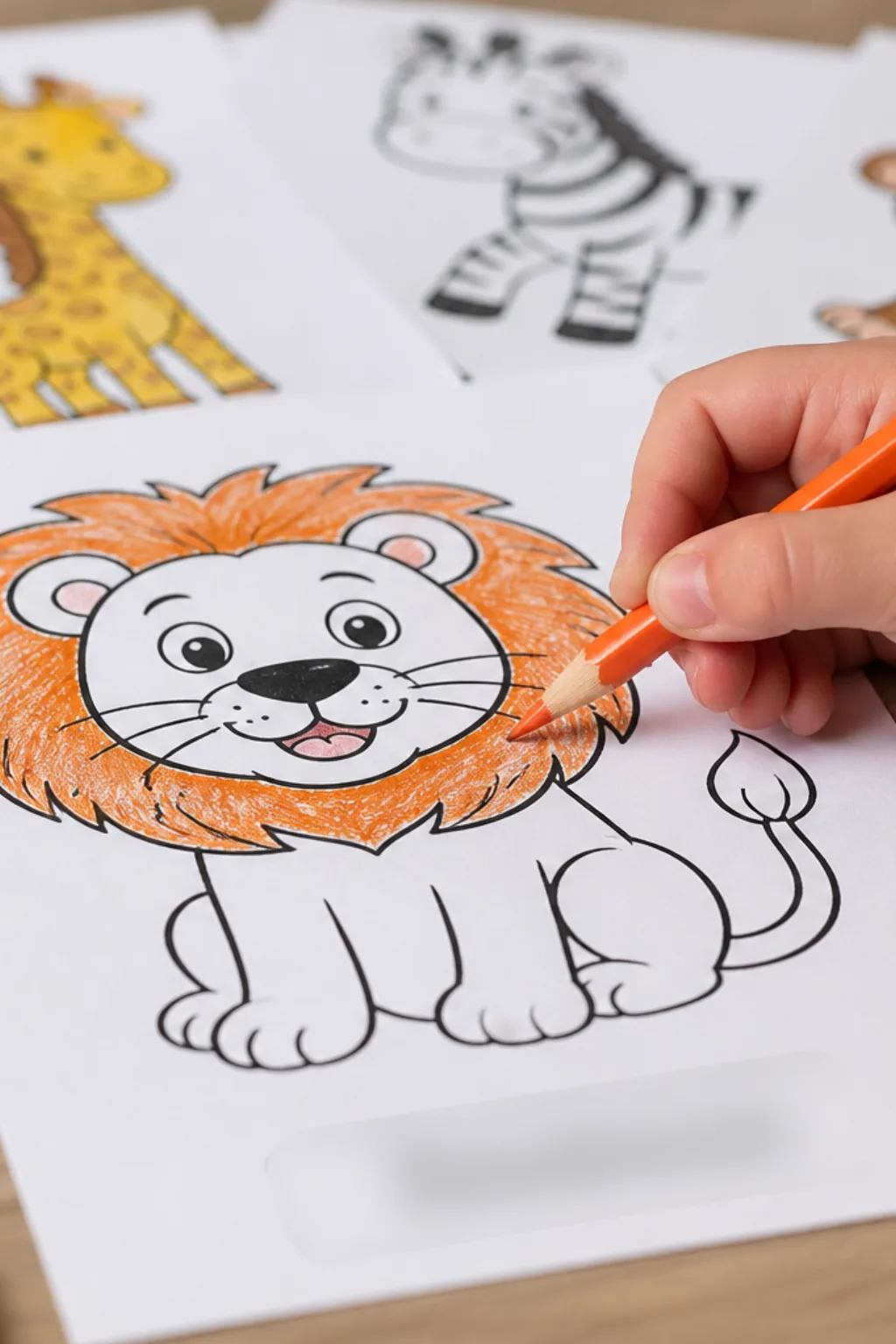 desenhos de animais com nomes para colorir - 2