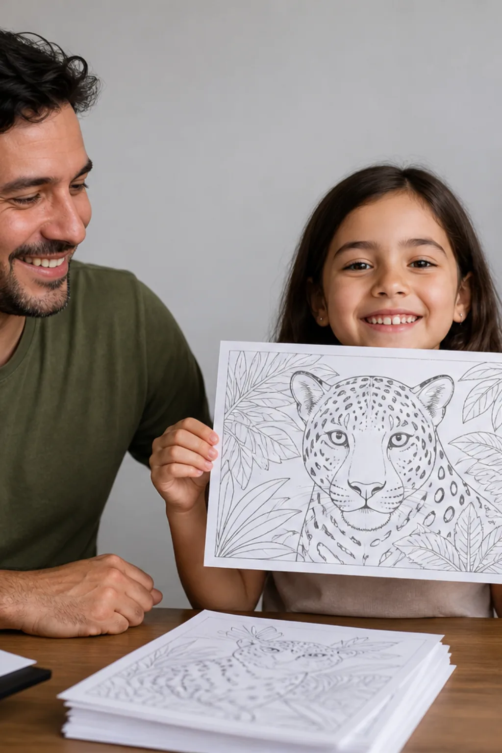 desenhos de onça para colorir - 1