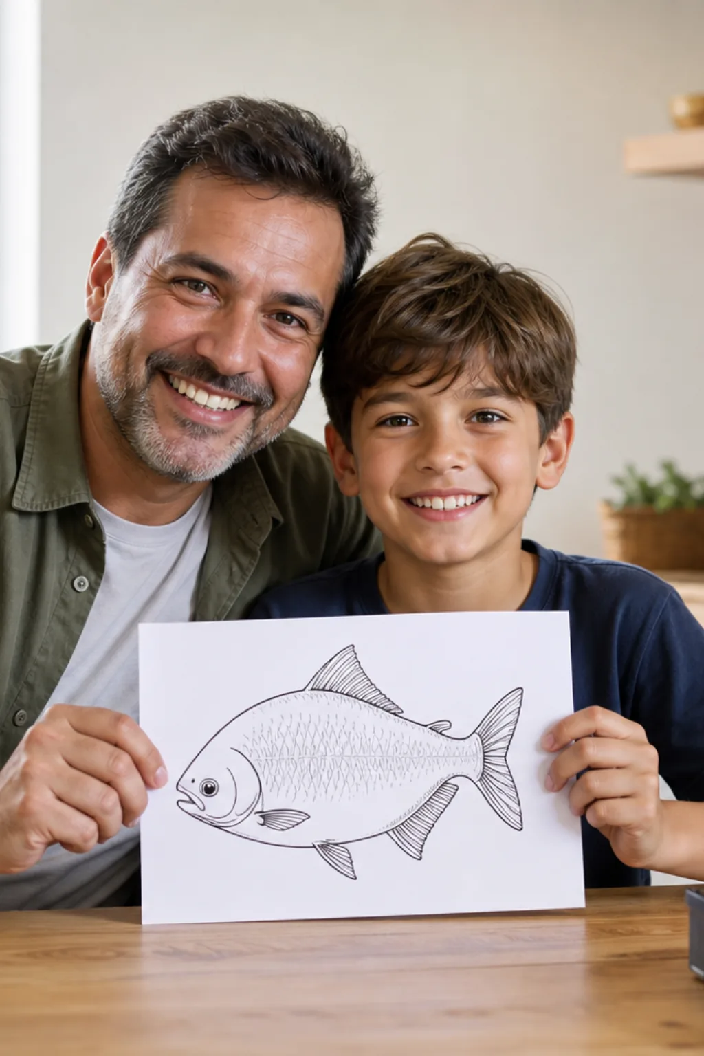 desenhos de pacu para colorir - 1