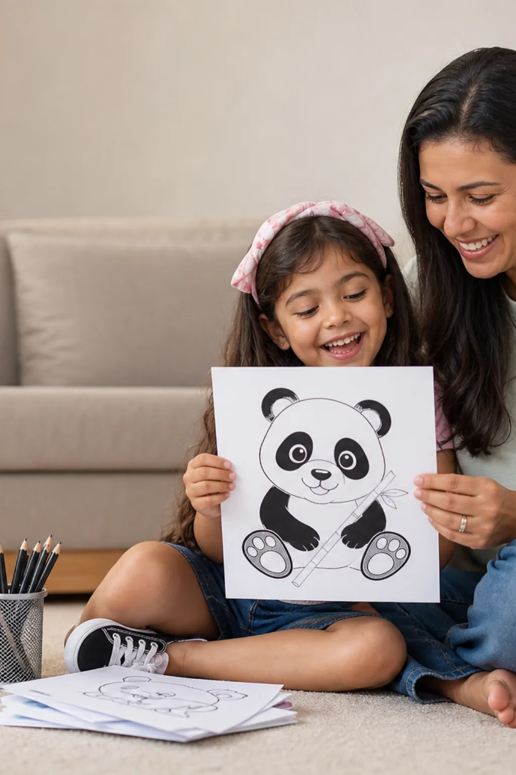 desenhos de panda para colorir - 1