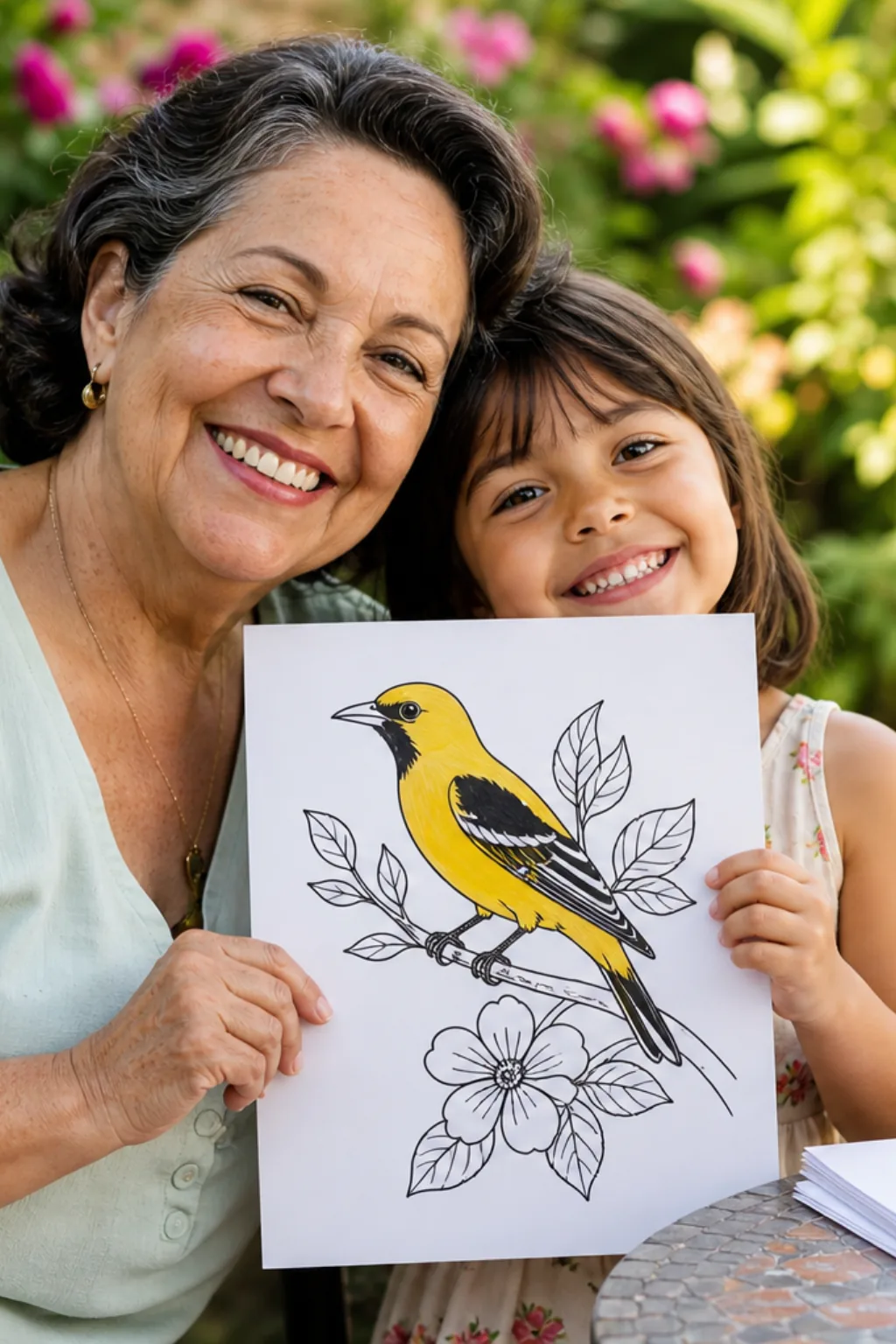 desenhos de papa-figos para colorir — exemplo criado na Desenhos pra Colorir