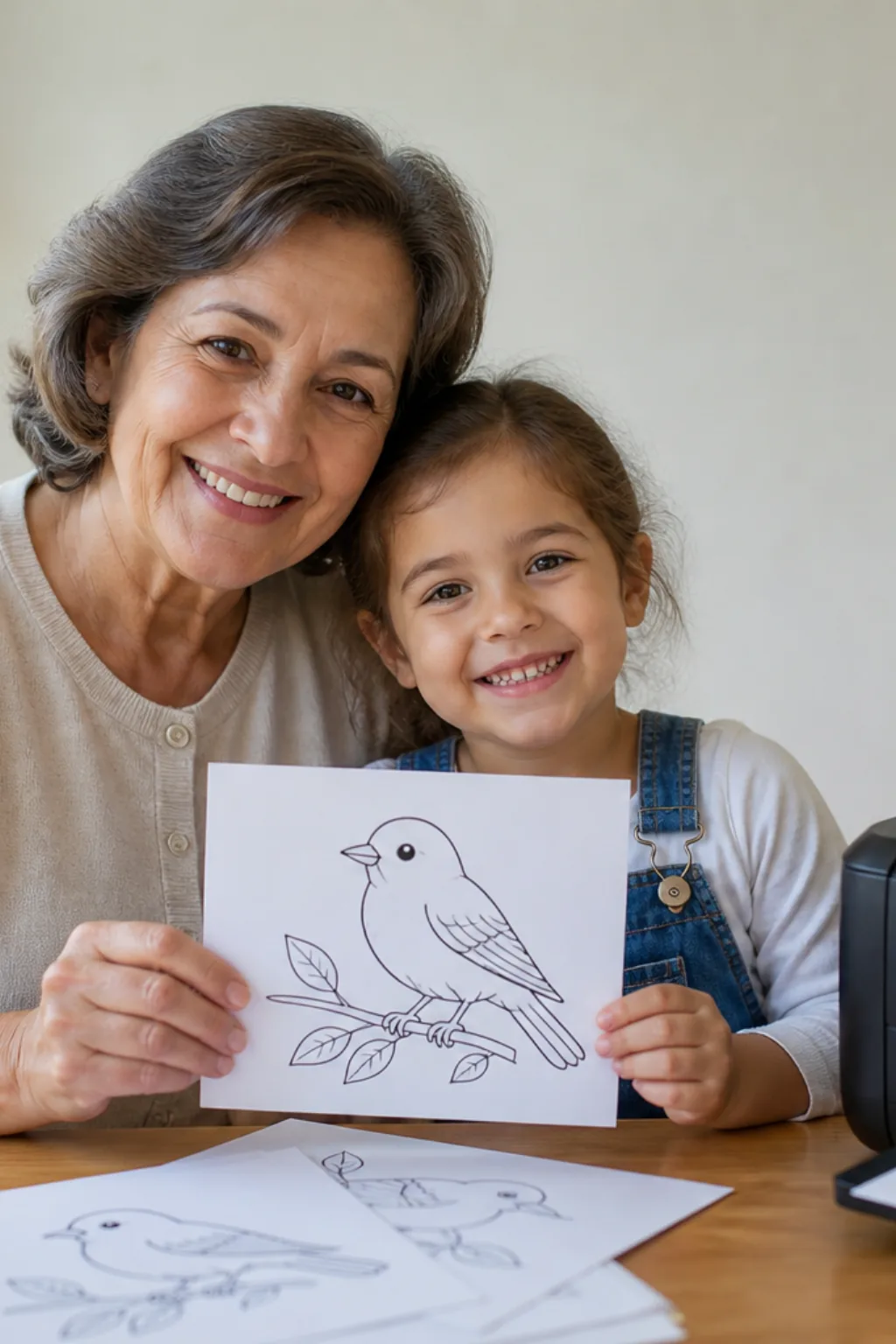 desenhos de passarinho para colorir - 1